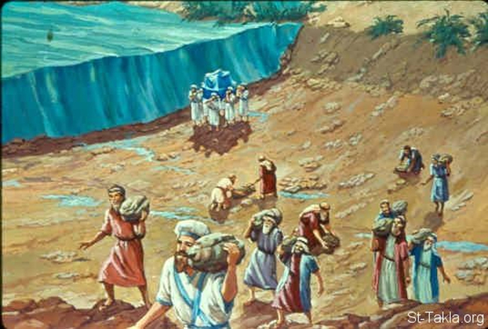 Twelve Stones Ark of the Covenant God Joshua Jose Jordan River
